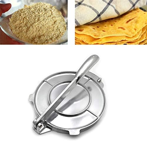Httmt- קמפינג חיצוני אלומיניום טורטיה טורטיה 6 רחב 10 ידית Maquina para hacer tortillas [p/n: us-et-cook005-16-sr]